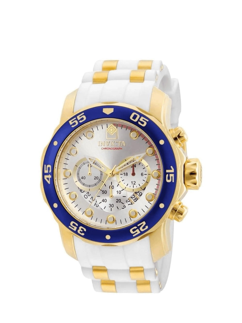 Invicta Pro Diver SCUBA Men's Watch - 48mm, Gold, White (20293)