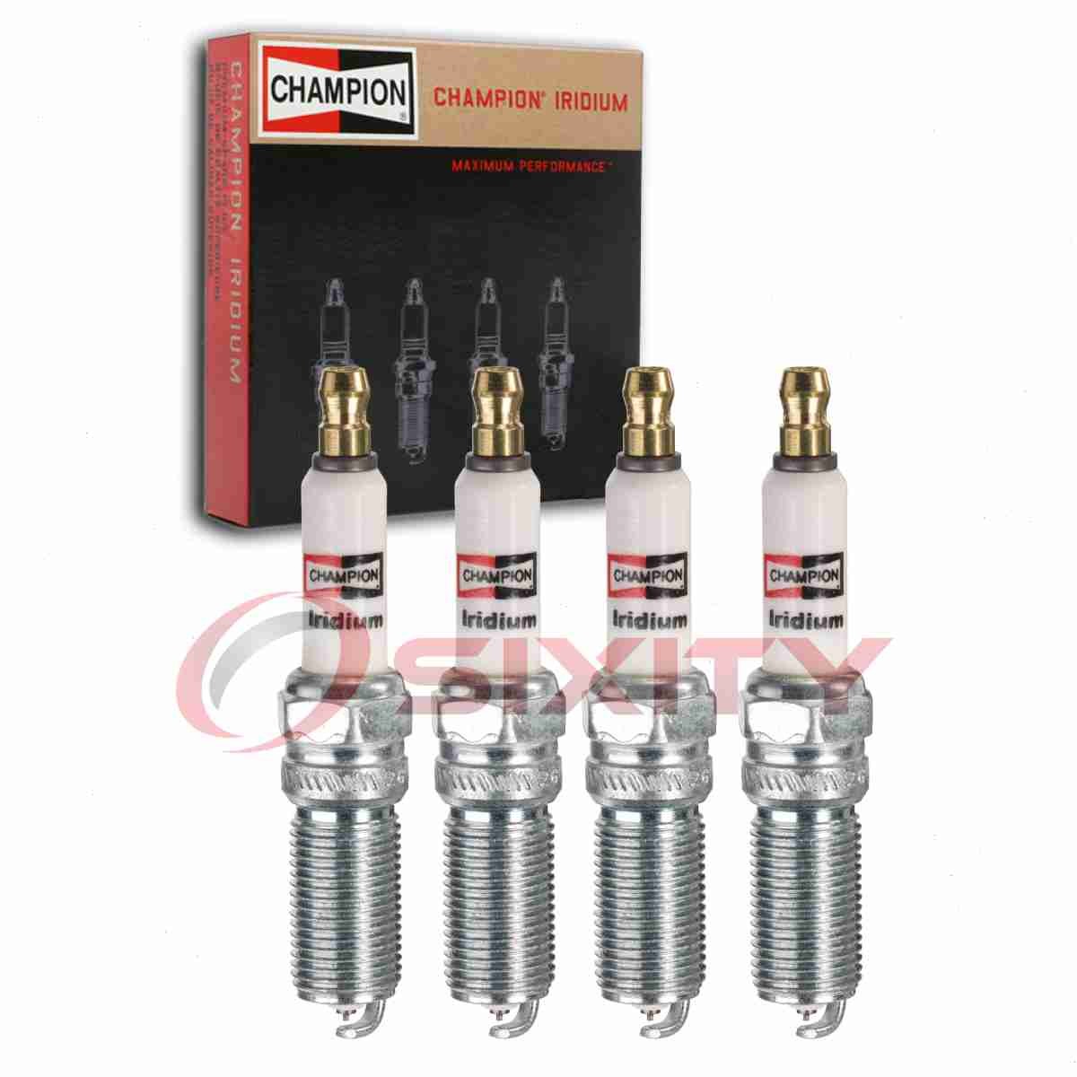 4 pc Champion Iridium Spark Plugs for 2018-2020 Buick Regal Sportback 2.0L gr