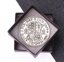 1936 90th Birthday Polished Half Crown Coin