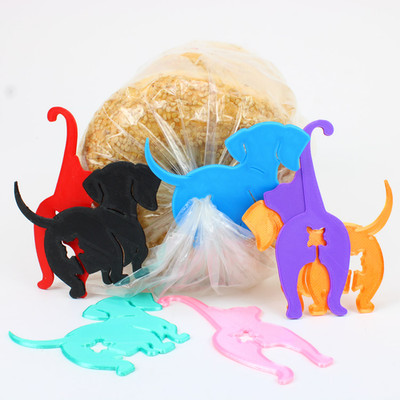 Dog Cat Bread Bag Clips Food Bag Clips Squeeze Food Fruit Bread Bag Cinch