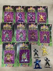 Vintage 1993 MIGHTY MORPHIN POWER RANGERS Collectible Mini Pvc Figure Lot