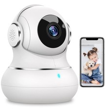 Security Camera Indoor 2K, 360 Pan/Tilt Cameras for Home Security with Motion...