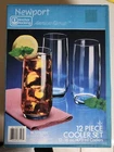 Anchor Hocking Newport  Blue 12 Piece Cooler Set.  Vintage Never Opened!
