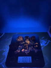 Yooperlite /emberlite ,sodalite rocks #1 Total Weight, 15pc . Lake Michigan  