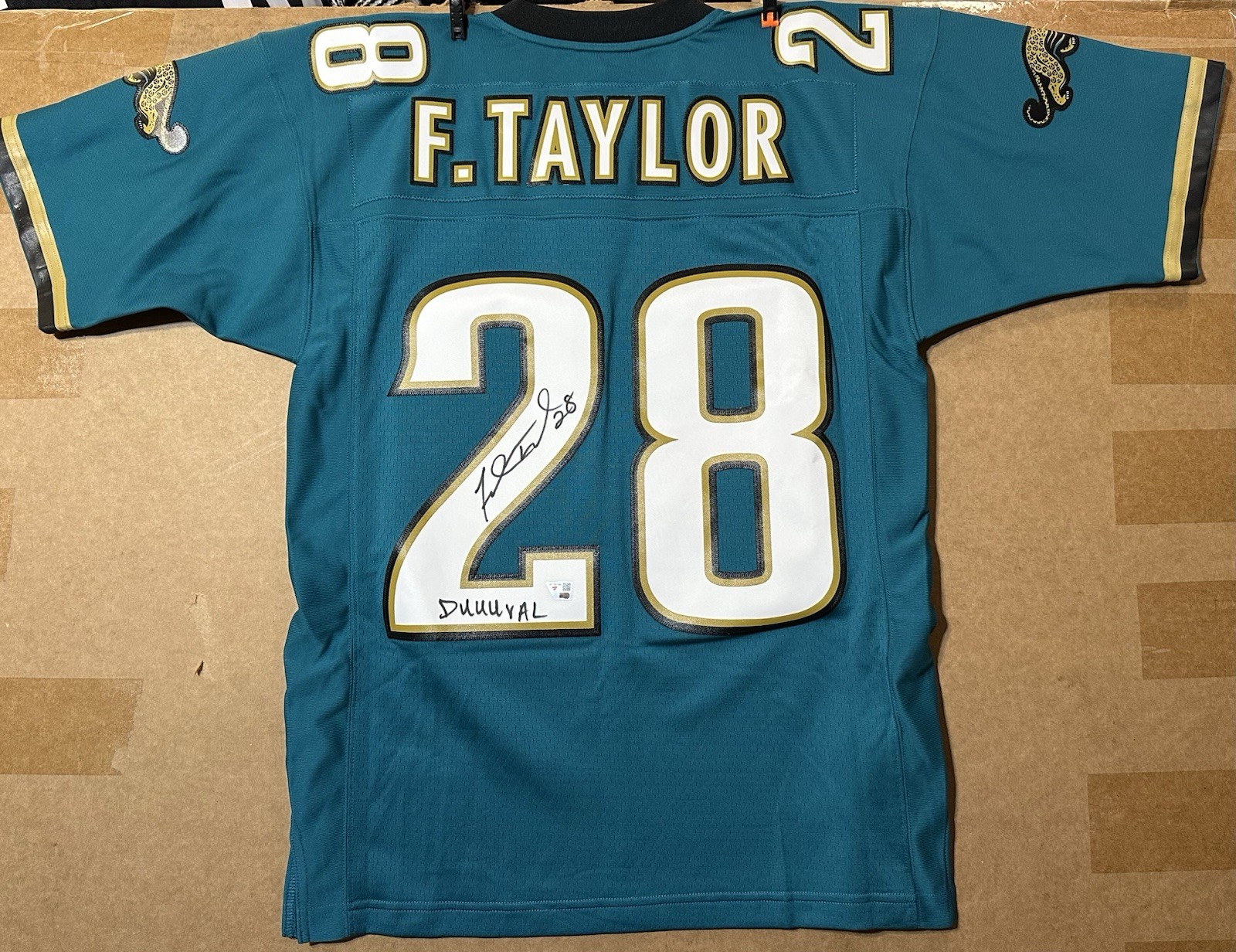 Fred Taylor - Jacksonville Jaguars Signed Mitchell & Ness Jersey - Fanatics COA