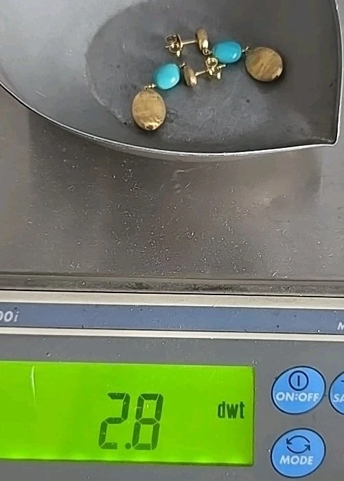 Marco Bicego 18k Tuuquise Earrings - Image 4 of 4