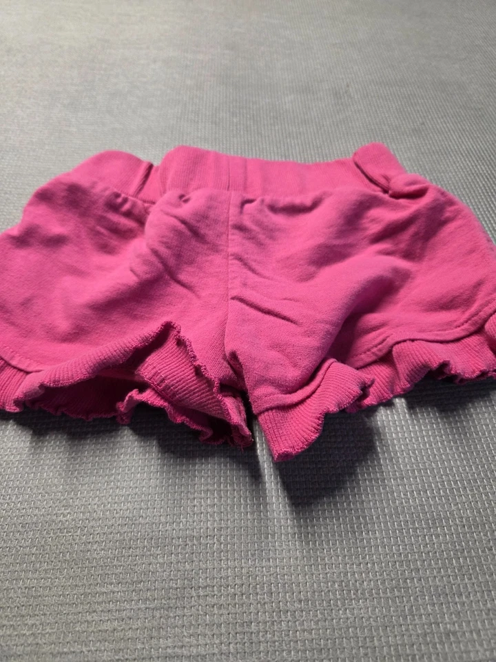 Pantalones Cortos Hello Kitty Niñas Talla 4T Rosa Volantes Dobladillo Cordón Cómodos Informales Pantalones Cortos Foto 3 de 4