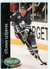 1992-93 Parkhurst #416 Sylvain Lefebvre Toronto Maple Leafs