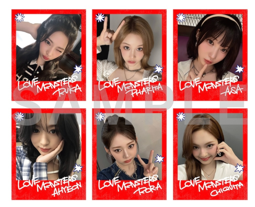 BABYMONSTER LOVE MONSTERS JAPAN FAN CONCERT MERCH POLAROID