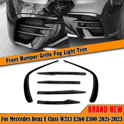Car Front Spoiler Air Vent Outlet Kit For Mercedes E Class W213 E260 E300 6PCS