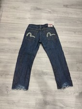 Rare Evisu Jeans Y2K Baggy Distressed Denim