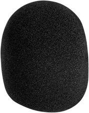 On Stage Foam Windscreen Black Microphone Wind Shield for SM58 Compatible Mics