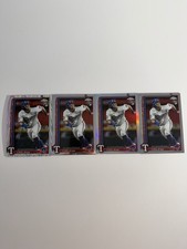 Topps Chrome 2025 Alejandro Osuna Texas Rangers Rookie Card Lot of 4