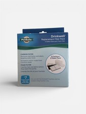 PetSafe Drinkwell Outdoor Dog Water Fountain 3 Carbon Filters 1 Foam Filter