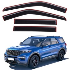 Extra Durable Clip-on in-Channel Auto Vent Window Visor, Fits 2020-2025 Ford