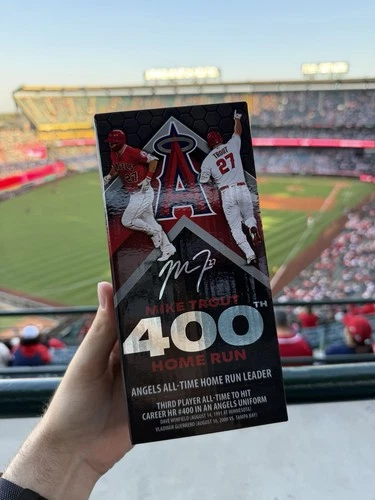 Mike Trout 400 Home Run MLB Angels Bobblehead NEW IN BOX