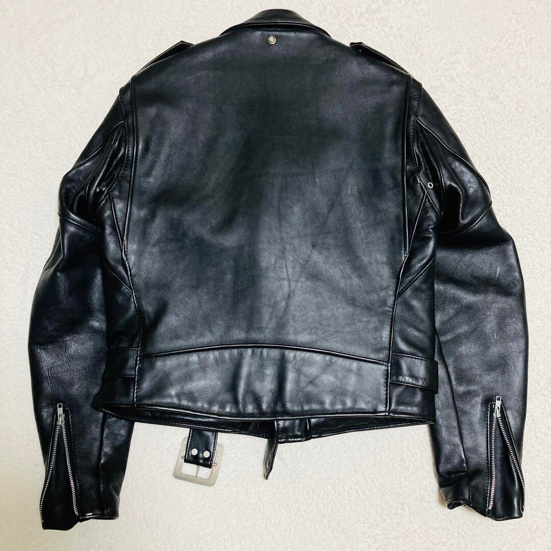 Schott Perfecto Double Leather Riders Jacket Size 40 Made in Schott Perfecto Double Leather Riders Jacket Size 40 Made in
