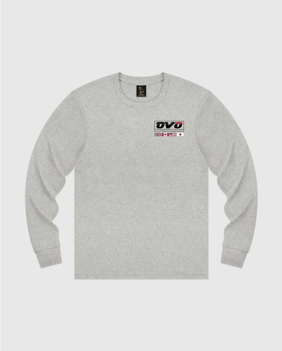 OVO International Tee Grey Longsleeve 