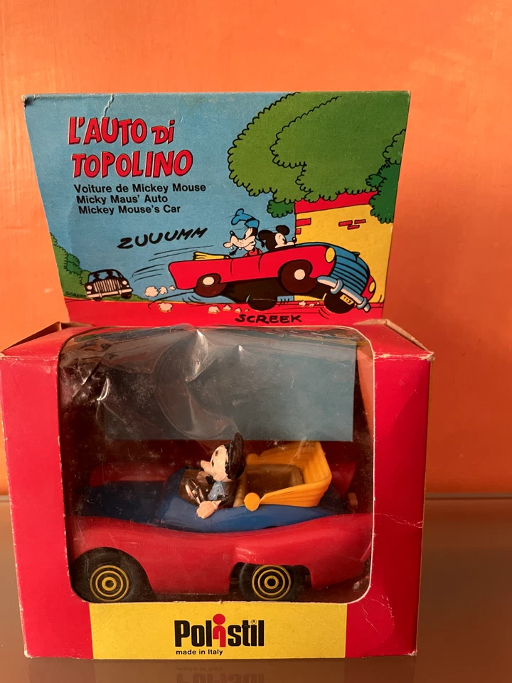 Polistil Disney auto Topolino (W600),Pippo (W5) e Nonna Papera (W3) CON BOX - Immagine 3 di 4