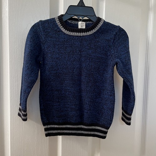 Crewcuts J Crew Rundhals Pullover Pulli Blau Baumwolle Jungen Größe 3