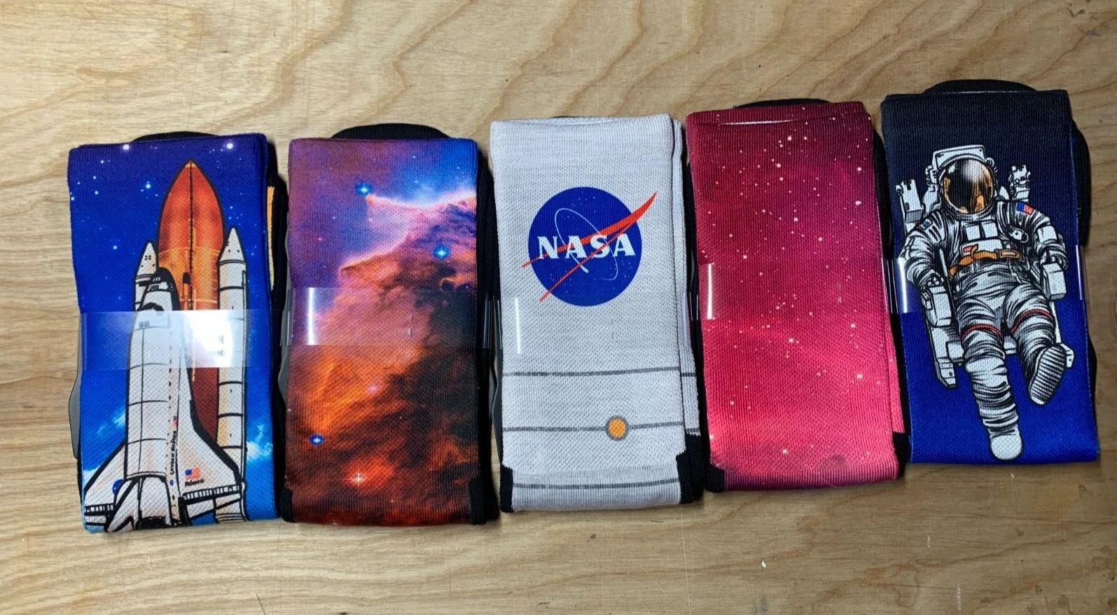 Rock Em NASA/Space Lot of 5 Socks - Men's L/XL
