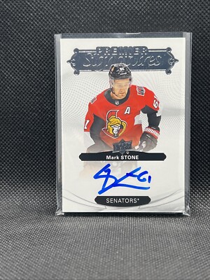 2018-19 UPPER DECK PREMIER SIGNATURES MARK STONE AUTO #PS-MS