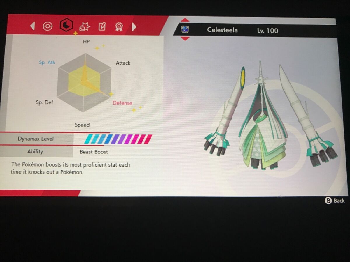 Pokemon Sword And Shield Shiny Celesteela 6IV Battle Ready Fast Delivery