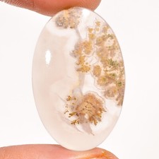 20X31X4 MM SIZE 22.30Ct NATURAL Indonesian Moss Agate OVAL SHAPE LOOSE Gemstone