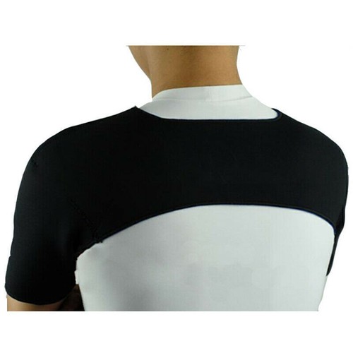 Double Shoulder Brace Rotator Cuff Support Injury Dislocate Compression Strap - Picture 6 of 11