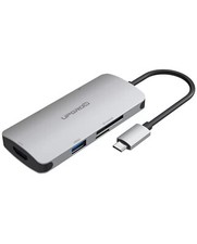 USB C Hub 7in1 MacBook Pro Adapter USB C Dongle, 4K HDMI USB3.0 SD/TF Card Re...