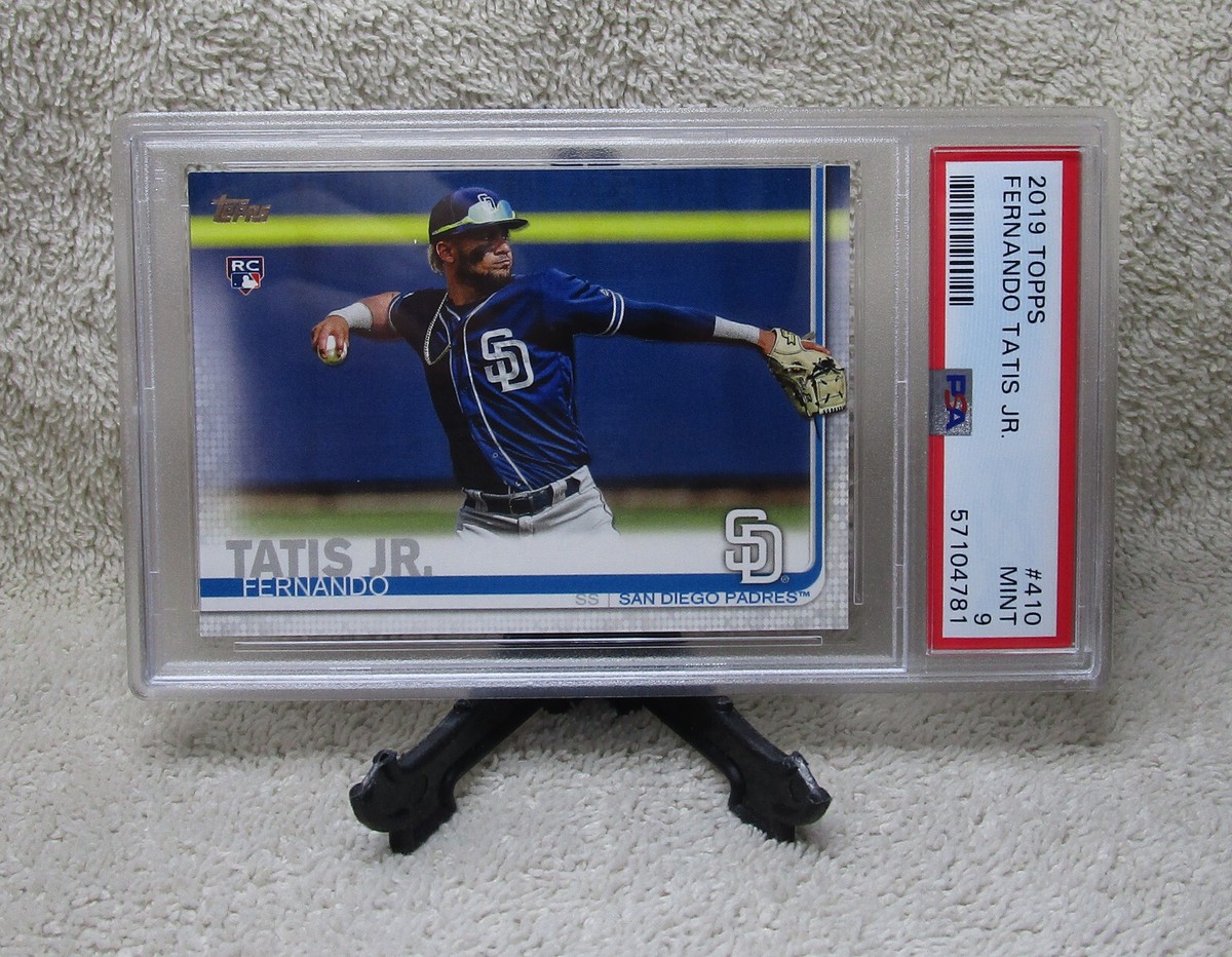 GRADED PSA 9 MINT FERNANDO TATIS JR. 2019 Topps Baseball Rookie 