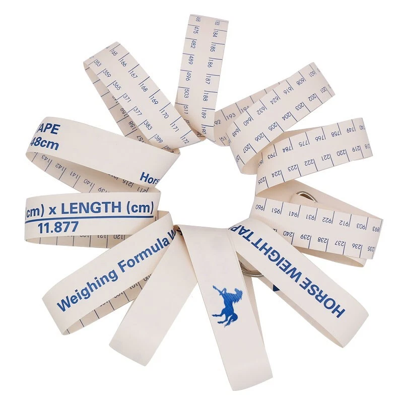 250 cm Horse Pony Weigh Tape Height Weight Measuring Band PVC Soft