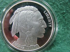 2003 U.S. Indian/Buffalo Coin  FANTASY COIN  Silver Plated Coin