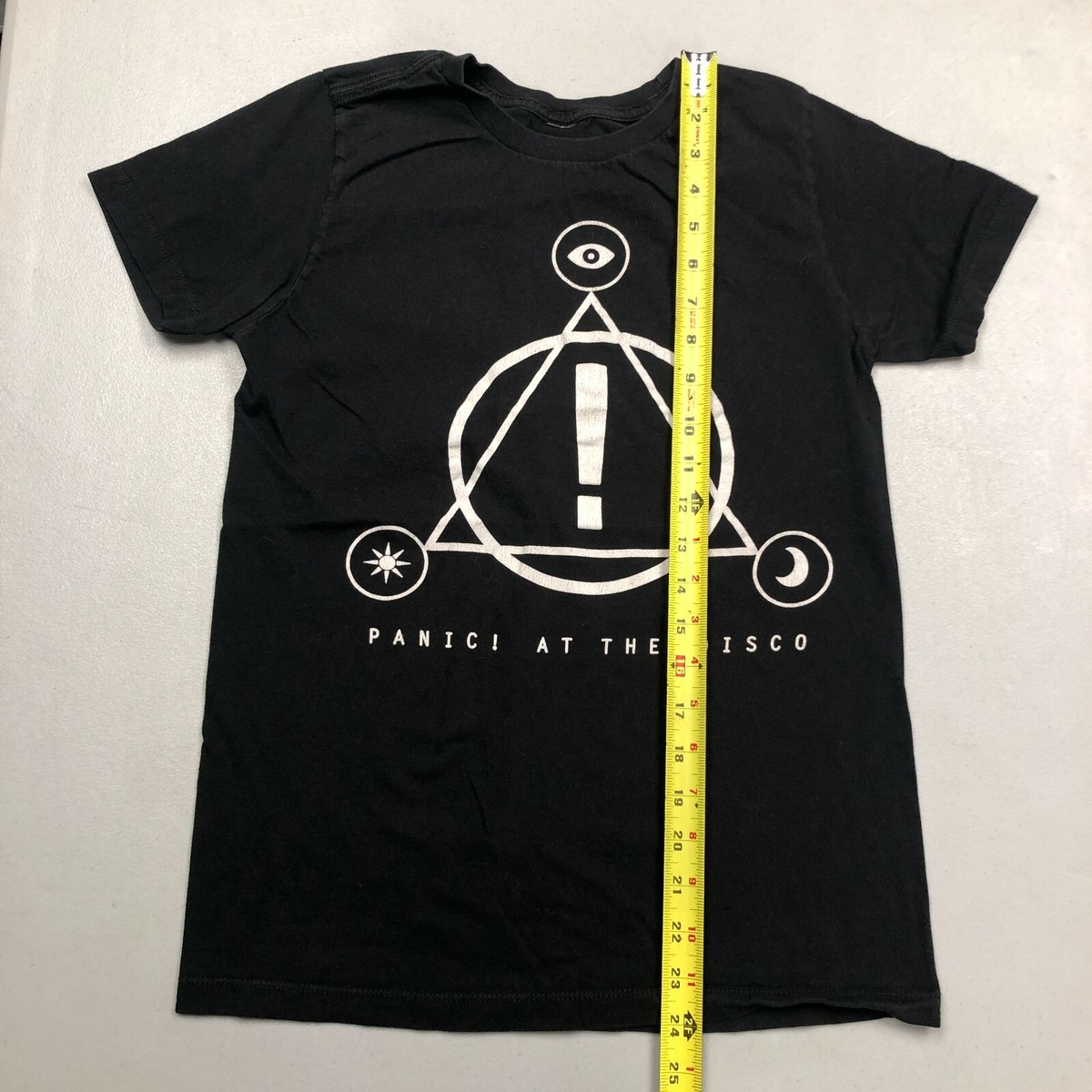 Panic! At The Disco P!ATD Pyramid Exclamation Logo size S Small