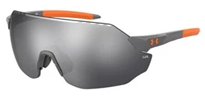 Nouveau sous-armour adulte à mi-temps Bouclier Enveloppe Lunettes de soleil Gris / argent