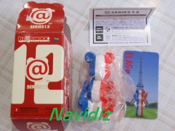 Medicom Bearbrick Series 12 Flag France 100% be@rbrick World Flag