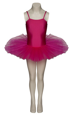 FUCHSIA DANCE FAIRY BALLET FULL TUTU LEOTARD ALL SIZES BY KATZ DANCEWEAR  UK