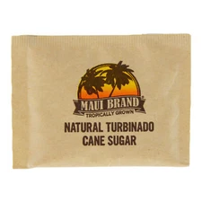 Maui Turbinado Sugar, 4.5 Gram -- 1200 per case.