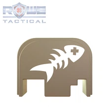 Rowe Tactical Rear Slide Back Plate for Glock Gen 1-4 - FDE - Dead Fish