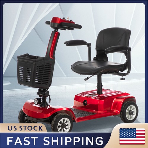 4 Wheels Mobility Scooter Power Wheelchair Folding Electric Scooters