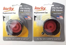 Lot of 2 Korky No R528 Replacement Caps Fits Korky Fill Valves