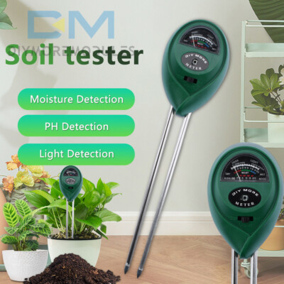 3 in 1 PH Tester Soil Water Moisture Temperature Meter for Garden Plant Seeding