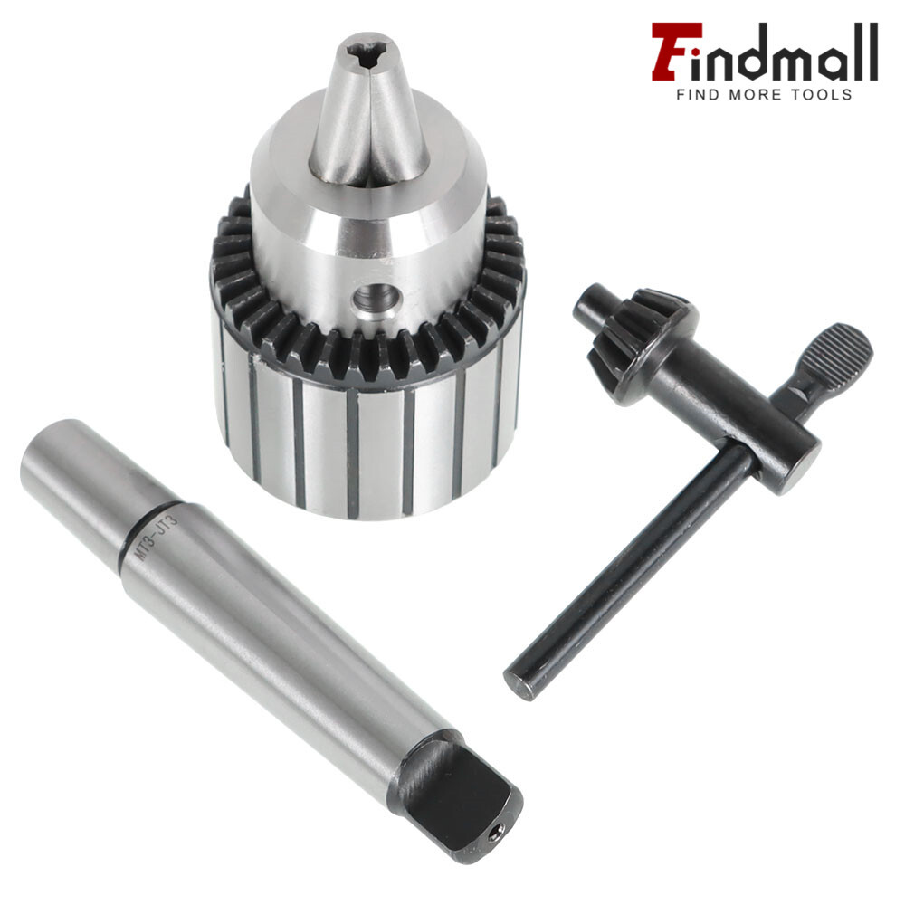 Findmall Heavy Duty Drill Press Chuck 3/4" MT3 Taper With Chuck Key 3MT Shank eBay
