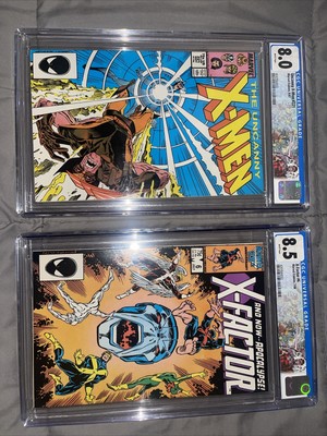 CGC Uncanny X-Men #221 8.0 & X-Factor #6 8.5 1st App. of Sinister & Apocalypse