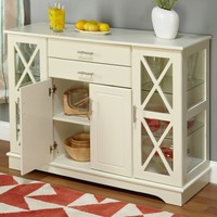 Simple Living Antique White Kendall Buffet on sale Simple Living Antique White Kendall Buffet on sale