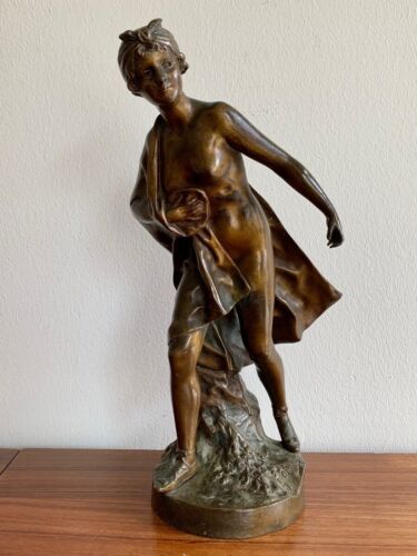 Gustavo Obiols Figure En Bronze, Femme Nude - Photo 1/9
