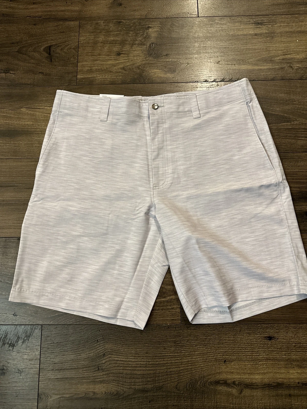 Callaway Stretch Performance Golf Short/Media Pocket 38 Gray/White NWT MEN'S