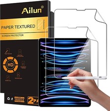 Ailun Paper Textured Screen Protector iPad Pro 129 Inch Display
