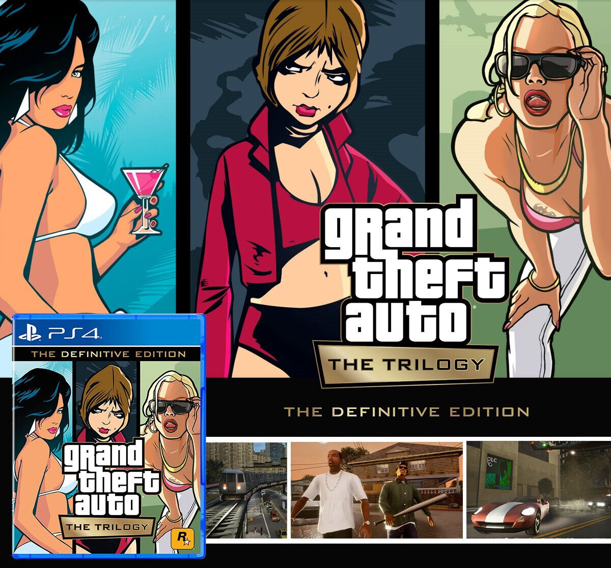 Grand Theft Auto: The Trilogy - The Definitive Edition (PS4)