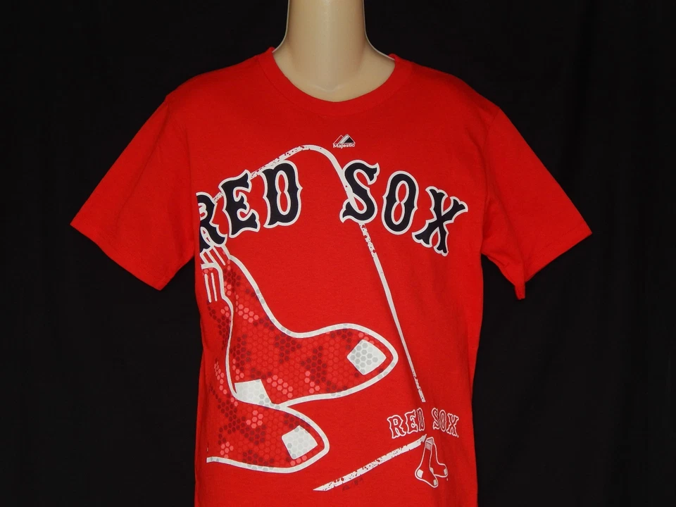 Boston Red Sox T-Shirt Boys Size L 14/16 XL 18/20 Red NEW Youth MLB Baseball - Image 2 of 4